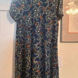 Lularoe Elegant Paisley Print Dress